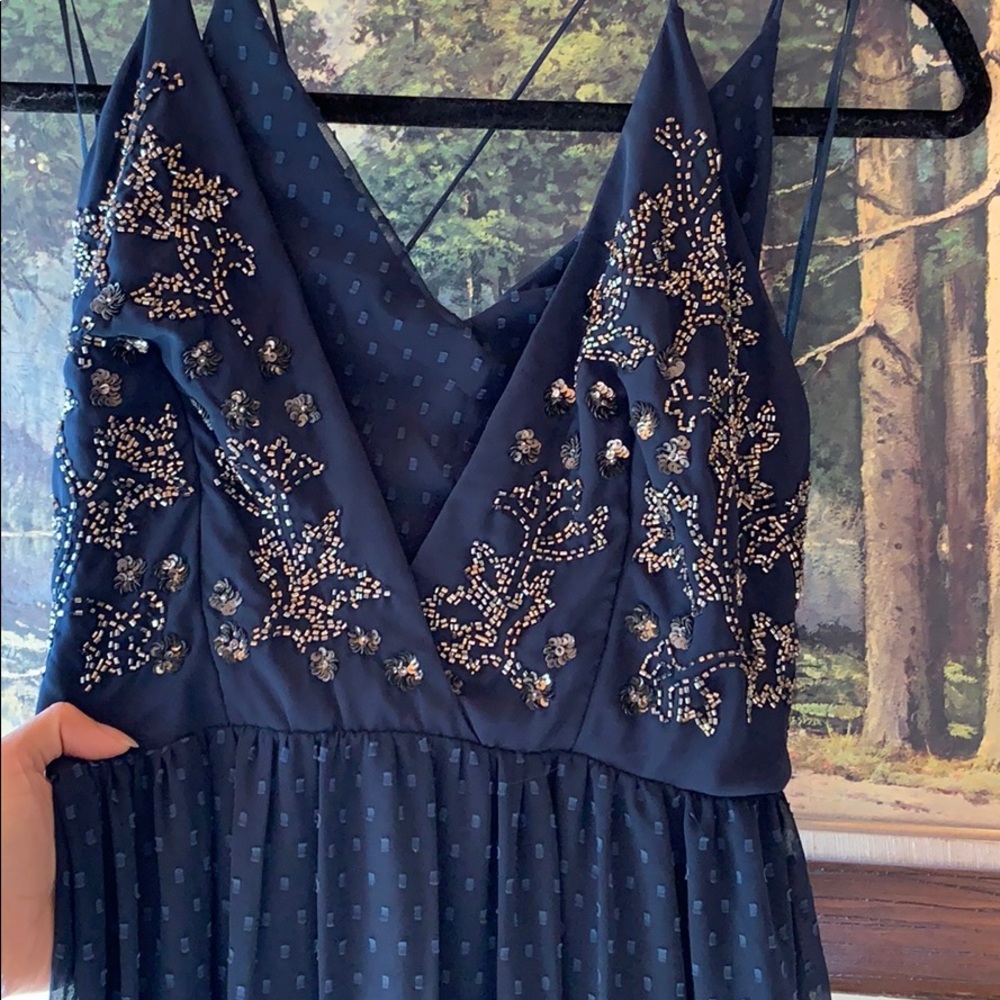 Anthropologie Lucinda Beaded Dress by Ranna Gill